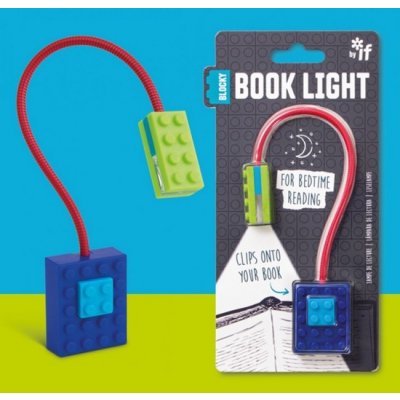 Světlo na knihu modré