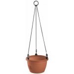 Plastkon Květináč samozavlažovací Marina 25 cm terakotový – HobbyKompas.cz