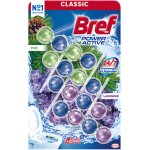Bref Power Aktiv Pine Lavender tuhý WC blok 4 x 50 g – Zboží Mobilmania
