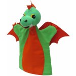 Moravská ústředna Brno Drak oranžový 28 cm maňásek – Zboží Dáma