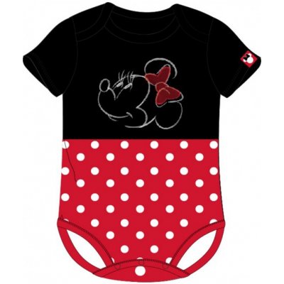 E plus M Kojenecké dětské body tričko s krátkým rukávem Minnie Mouse Disney – Zboží Mobilmania