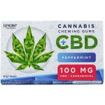 Euphoria Žvýkačky s CBD 100mg - peppermint 17 g