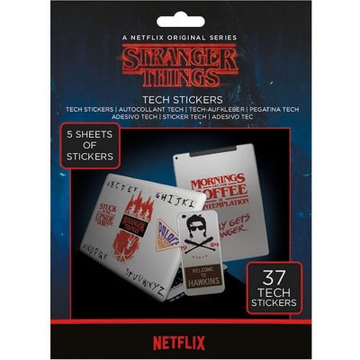 Samolepky Stranger Things Tech 37ks – Zboží Dáma