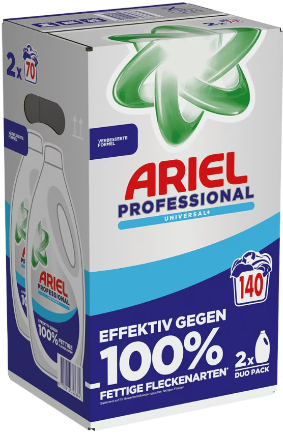 PROCTER & GAMBLE Ariel Professional 100% prací gel Universal 2 x 70 PD 6,3 l