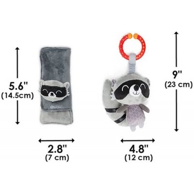 Diono Chránič pásu Soft Wraps & Toy Racoon – Zbozi.Blesk.cz