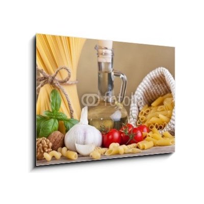 Obraz 1D - 100 x 70 cm - Preparing pasta with specific ingredients Příprava těstovin se specifickými přísadami – Zboží Mobilmania