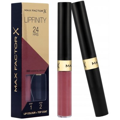 Max Factor Lipfinity 24HRS dlouhotrvající rtěnka s balzámem 350 Essential Brown 4,2 g – Zbozi.Blesk.cz