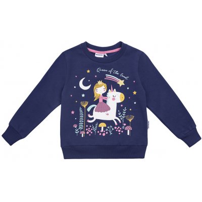 WINKIKI Dívčí mikina Winkiki WJG 92551 tmavě modrá Modrá – Zboží Dáma