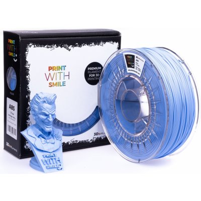 Print With Smile ABS - 1,75 mm - Sky BLUE - 1 kg – Zboží Živě