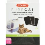 Zolux Filtr do kočičí toalety Purecat 3 ks – Zboží Dáma