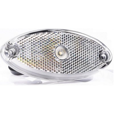Svítilna poziční 12v/24v led bílá, s odrazkou, kabel 0,5m/ do typu flatpoint 0429765_A, , , – Hledejceny.cz
