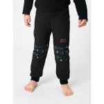 Dětské softshellové kalhoty Promaledobrodruhy s fleecem black black – Sleviste.cz
