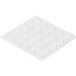 Walteco tlumič nárazu Ø 8x16mm samolepící transparentní 25 ks – Zboží Dáma