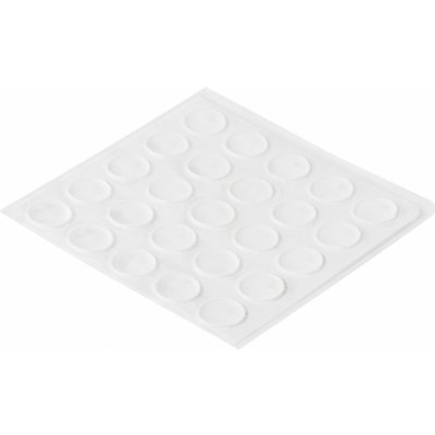 Walteco tlumič nárazu Ø 8x16mm samolepící transparentní 25 ks – Zboží Dáma