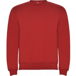 Clasica svetr s výstřihem crewneck červená