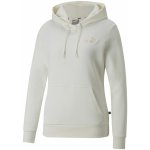 Puma dámská mikina ESS+ EMBROIDERY HOODIE TR NO COLOR 84833299 Bílý – Sleviste.cz