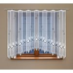 Dekorační žakárová záclona s řasící páskou LINETTE 180 bílá 300x180 cm MyBestHome – Hledejceny.cz
