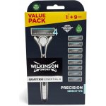 Wilkinson Sword Quattro Essential 4 + 9 ks hlavic – Sleviste.cz