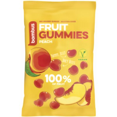 BOMBUS FRUIT GUMMIES PEACH 35 g – Sleviste.cz