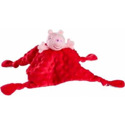 Peppa Pig mazlík přítulníček pro miminka Peppapig 17x14cm červená – Zbozi.Blesk.cz