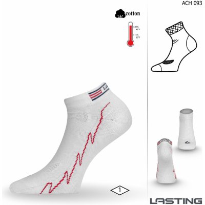 Lasting ACH ponožky pro aktivní sport 058 bílá – Zboží Mobilmania