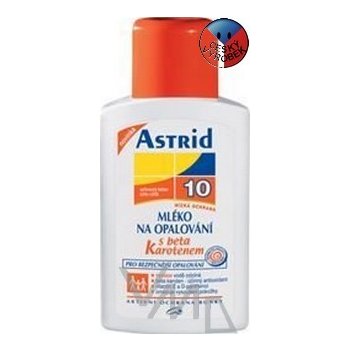 Astrid opalovací mléko s betakarotenem SPF10 200 ml