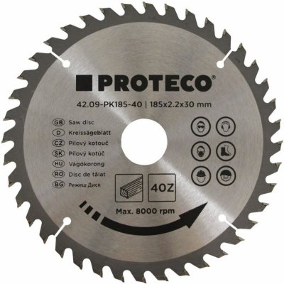 PROTECO Pilový kotouč SK 185x2,2x30 40z + redukce 30/20 mm – Zboží Mobilmania