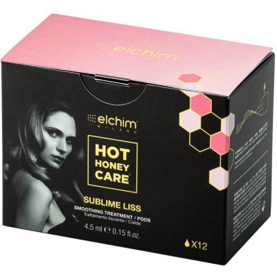 Elchim Hot Honey Care Sublime Liss Kapsle pro hladké a lesklé vlasy 12 x 4,5 ml