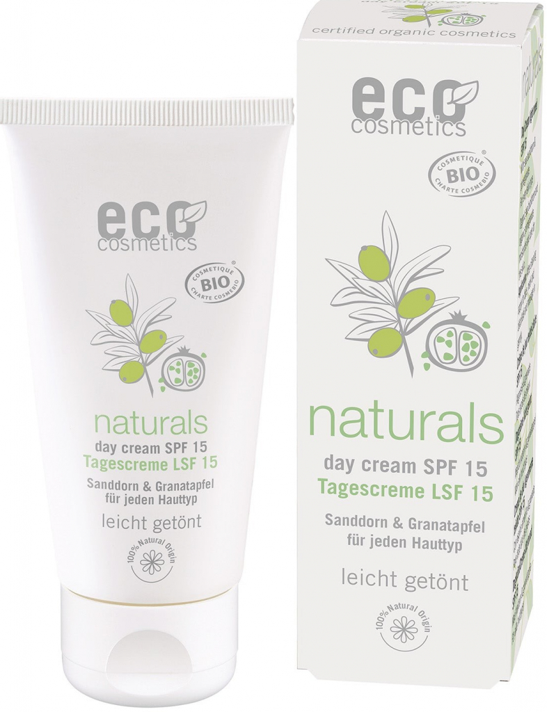 Eco Cosmetics Tónovací denní opalovací krém SPF15 50 ml