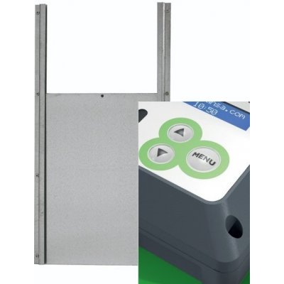 PEPU Automatická dvířka do kurníku Gaun XXL dvířka 430 x 400 mm – Zboží Mobilmania