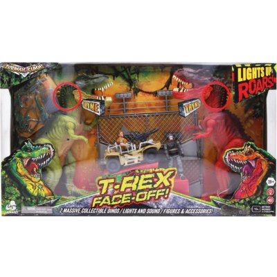 WIKY - Jurassic Clash Dino souboj T-REX 32 cm