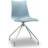 Jídelní židle Scab Design Zebra Technopolymer otočná antracitová / světle modrá 2617