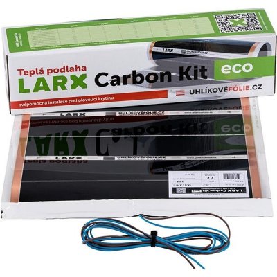 LARX Carbon Kit eco 80 W, topná fólie pro svépomocnou instalaci, délka 1,6 m, šířka 0,5 m – Sleviste.cz