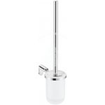 Jika BASIC WC souprava - kartáč a skleněná miska, chrom H3843A10040001 – Hledejceny.cz