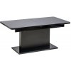 Jídelní stůl DOLMAR Jídelní/konferenční stůl rozkládací - OPTI, 126/168 x 70, lesklá černá