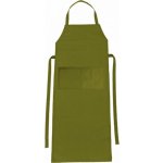 CG Workwear Zástěra Verona s laclem a kapsou 90x75 cm zelená oáza CGW1146 – Hledejceny.cz