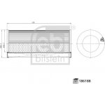 Vzduchový filtr FEBI BILSTEIN 186188 – Hledejceny.cz
