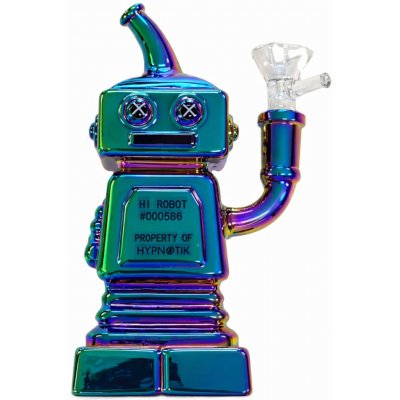 Black Sheep Skleněný bong robot 16 cm Duhová – Hledejceny.cz