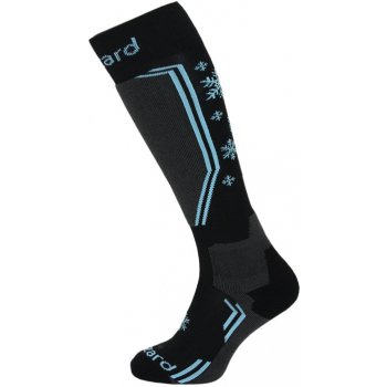 Blizzard Viva Warm ski socks black/grey/blue Čierna