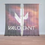Sablio Záclony VALORANT Glow: 2ks 150x250cm – Hledejceny.cz