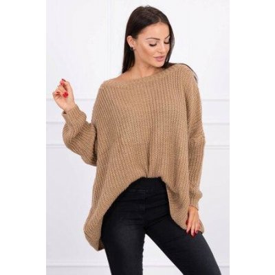 Kesi Svetr Oversize camel – Zboží Mobilmania