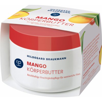Hildegard Braukmann Limitierte Editionen Mango Körperbutter tělové máslo s kyselinou hyaluronovou a mangem 200 ml – Zboží Dáma