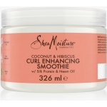Shea Moisture Coconut & Hibiscus Curl Enhancing Smoothie Krém na podporu vln 340 g – Zboží Mobilmania