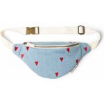 STUDIO NOOS Denim Mini FANNY kabelka Blue Hearts – Zboží Mobilmania