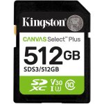 Kingston SDXC 512GB Canvas Select Plus SDS3/512GB – Zbozi.Blesk.cz
