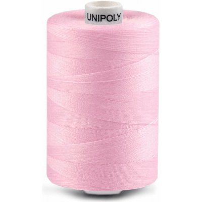 Polyesterové nitě Unipoly návin 1000 m - růžová sv. (10 ks) – Zboží Mobilmania
