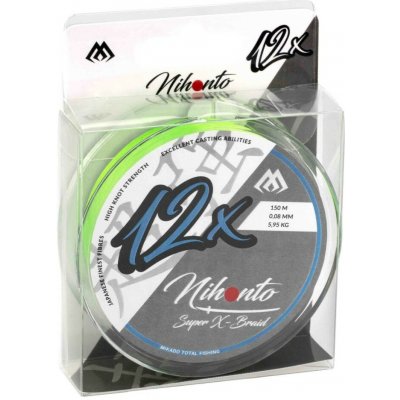 Mikado Nihonto Super X-Braid Fluo 150m 0,14mm/10,95kg – Zboží Dáma