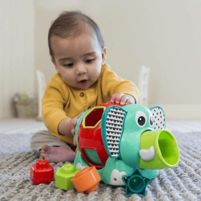 Infantino shumee třídič s cihlami Elephant – Zboží Dáma