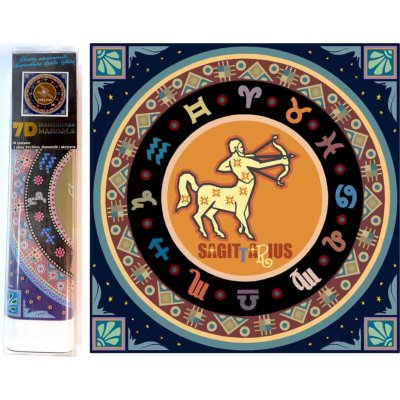 Norimpex Diamantové malování 7D obrázek Znamení Střelec 30 x 30 cm – Zboží Mobilmania