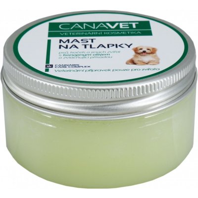 HERBAVERA CANAVET mast na tlapky s přísadou Canabis Care Complex 100 ml – Zboží Mobilmania